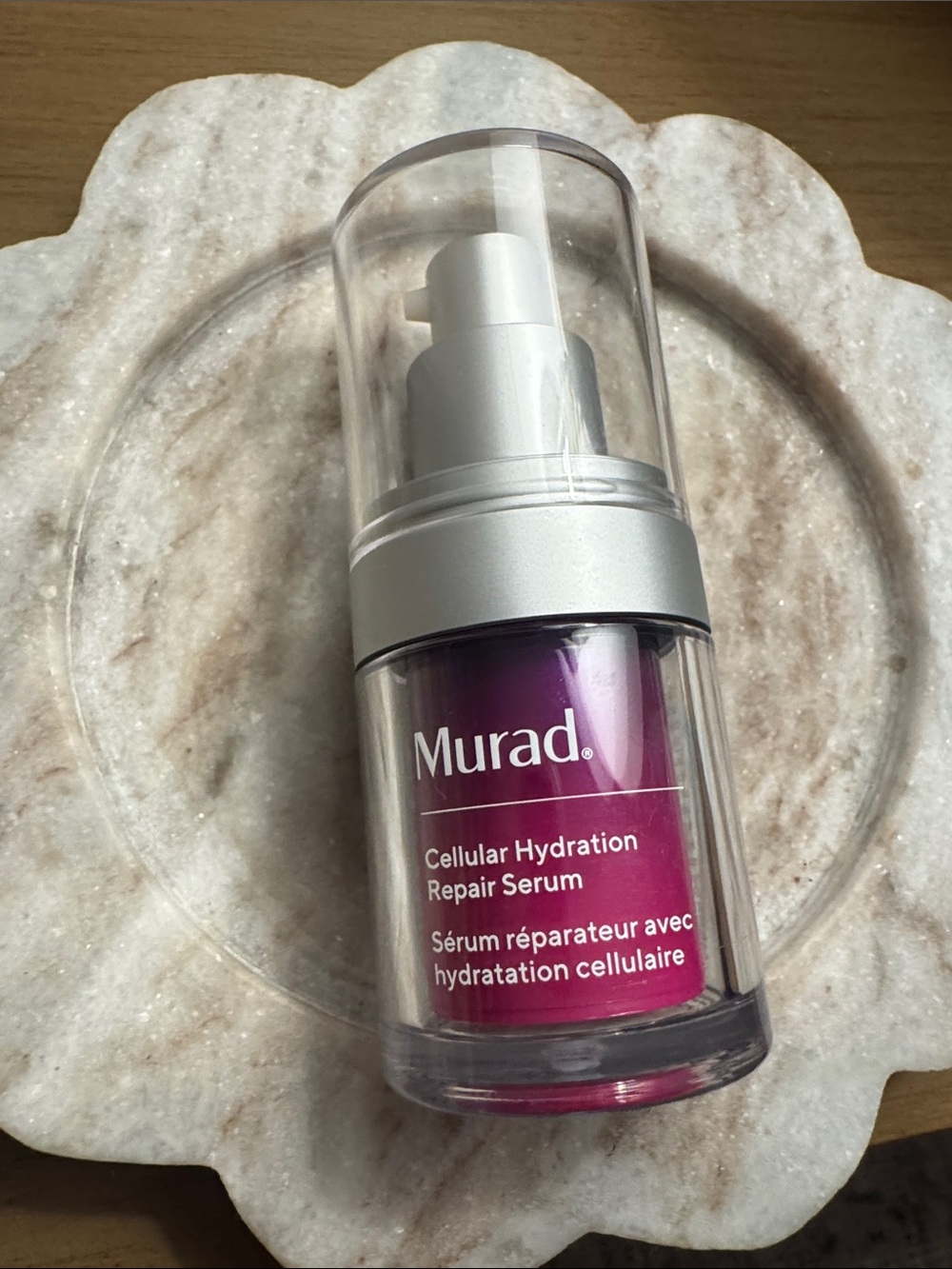 Murad Hydration Repair Serum — Pink and Silver Pump Bottle